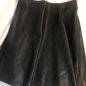 North Beach Leather mini skirt